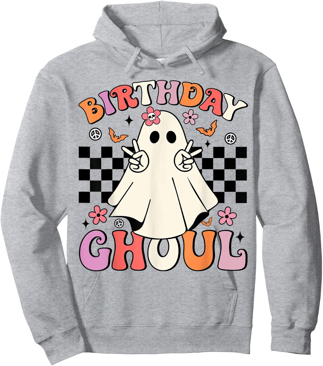 Halloween Birthday Ghoul Party Anniversary Booday Women Girl Hoodie - Hoodie | Ash