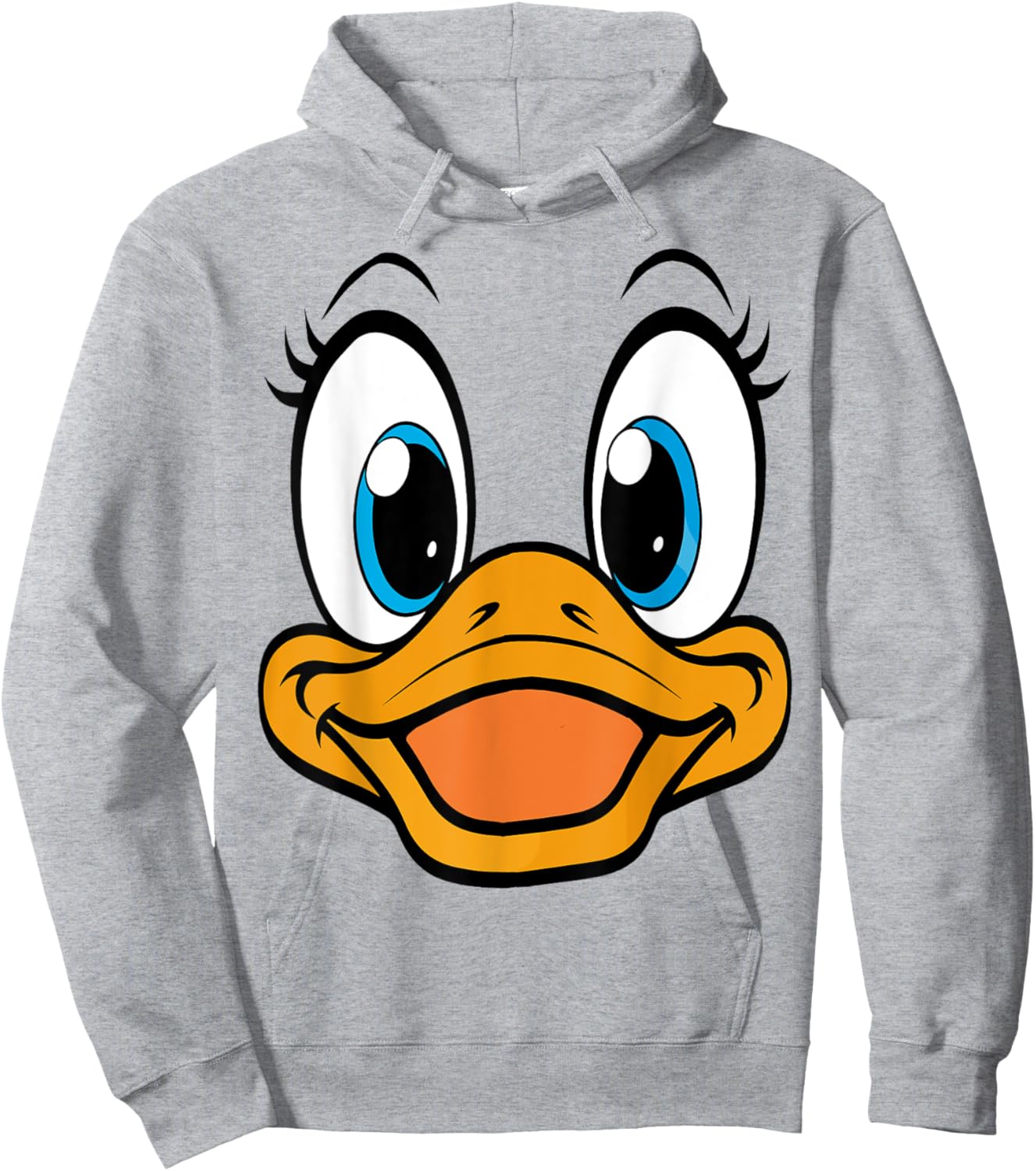 Cute Duck Face Funny Animal Costume Halloween Hoodie - Hoodie | Ash