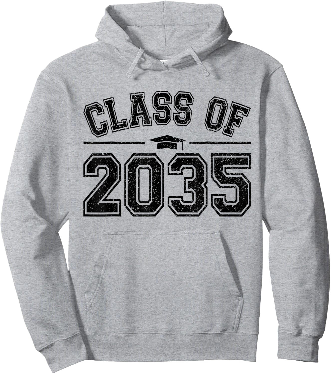 Preschool Class of 2035 Grow With Me Graduation 2035 Vintage Hoodie - Hoodie | Ash