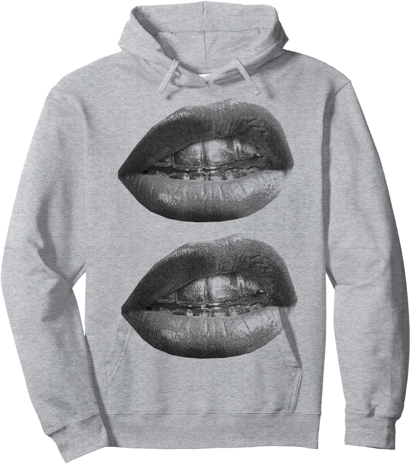 Char’s with y2k lip print Hoodie - Hoodie | Ash