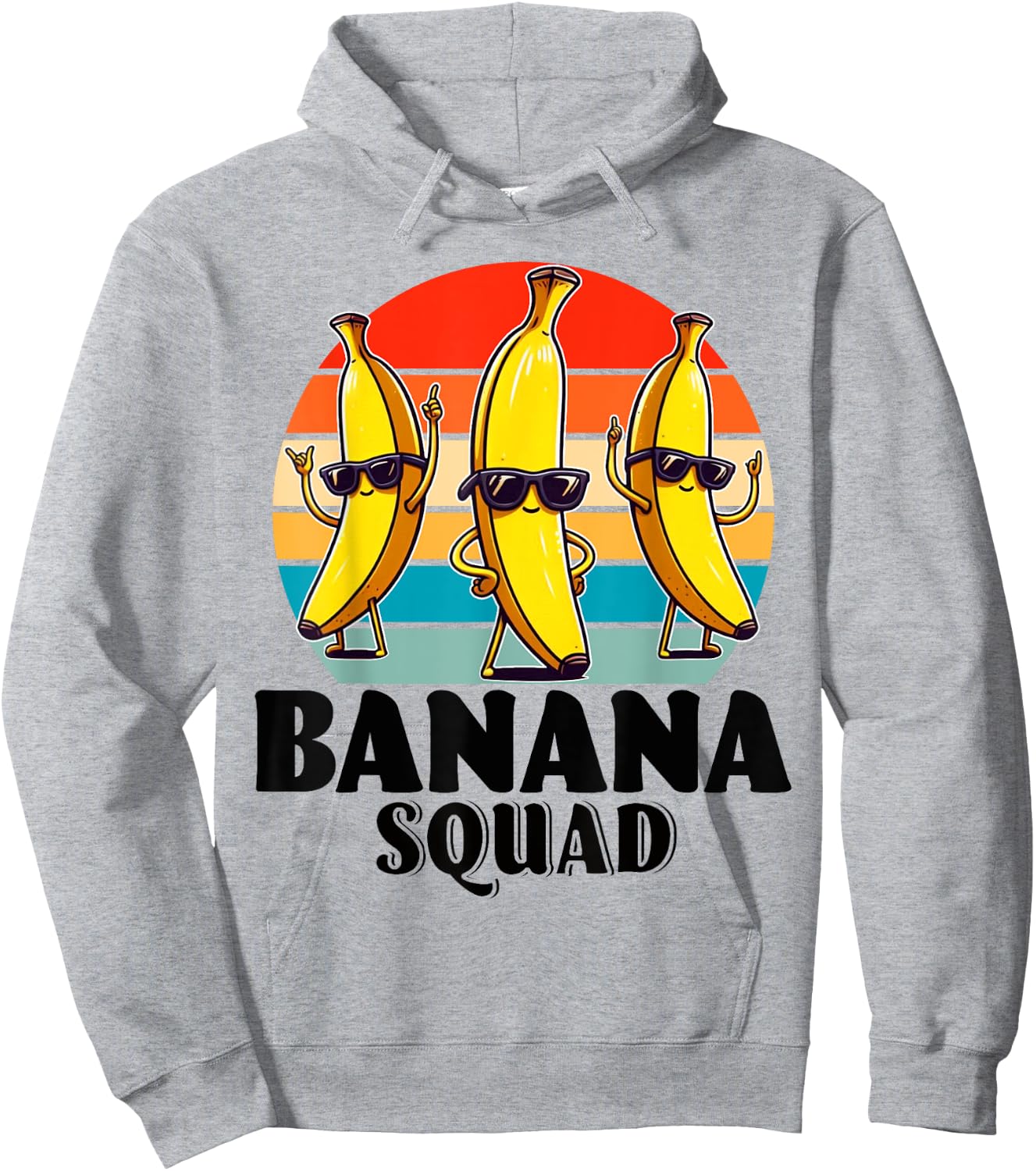 Bananas Shirt Men Women Cute Banana Gifts Funny Banana Squad Hoodie - Hoodie | Ash