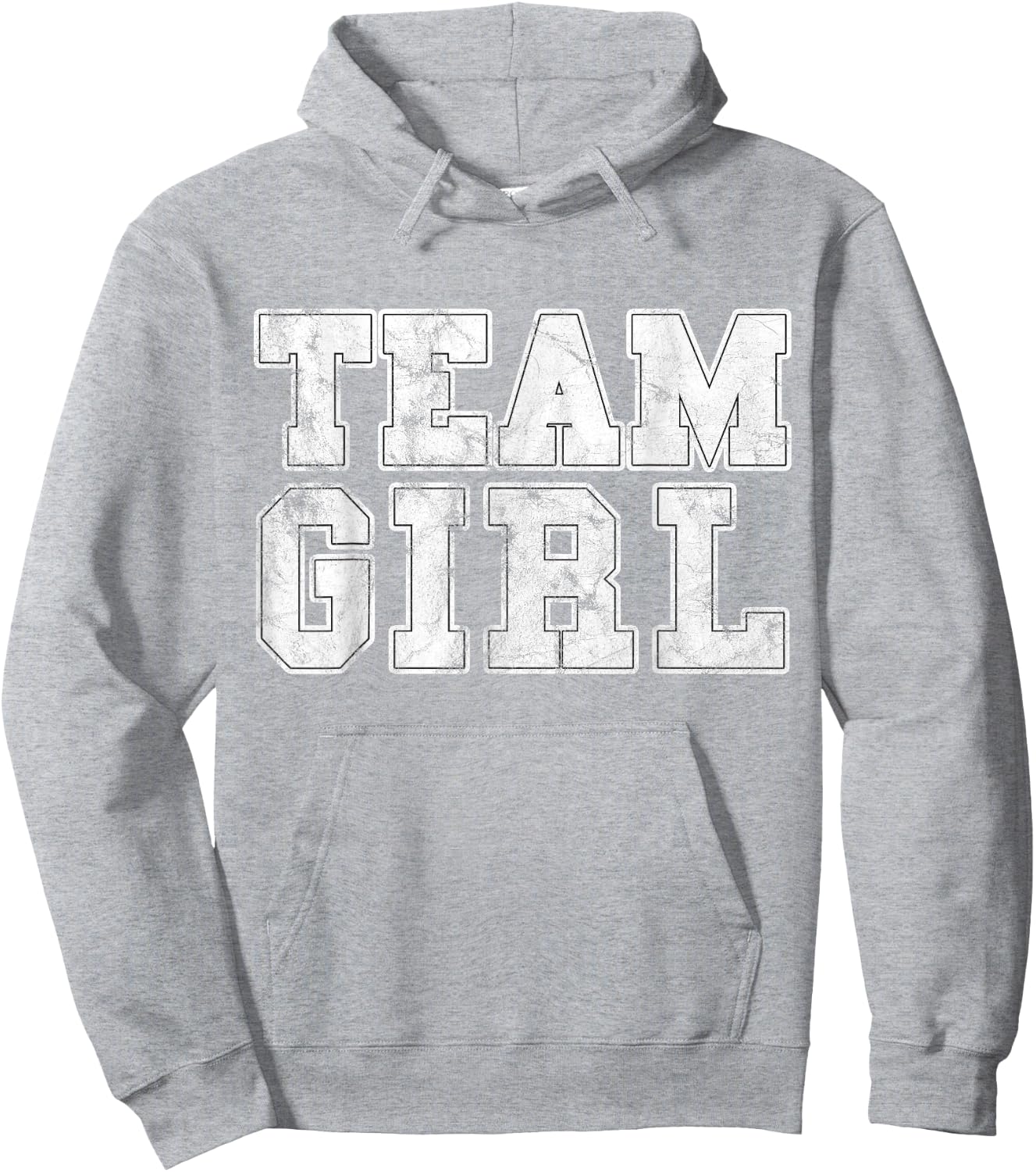Team Girl Pink Gender Reveal Baby Shower Hoodie - Hoodie | Ash