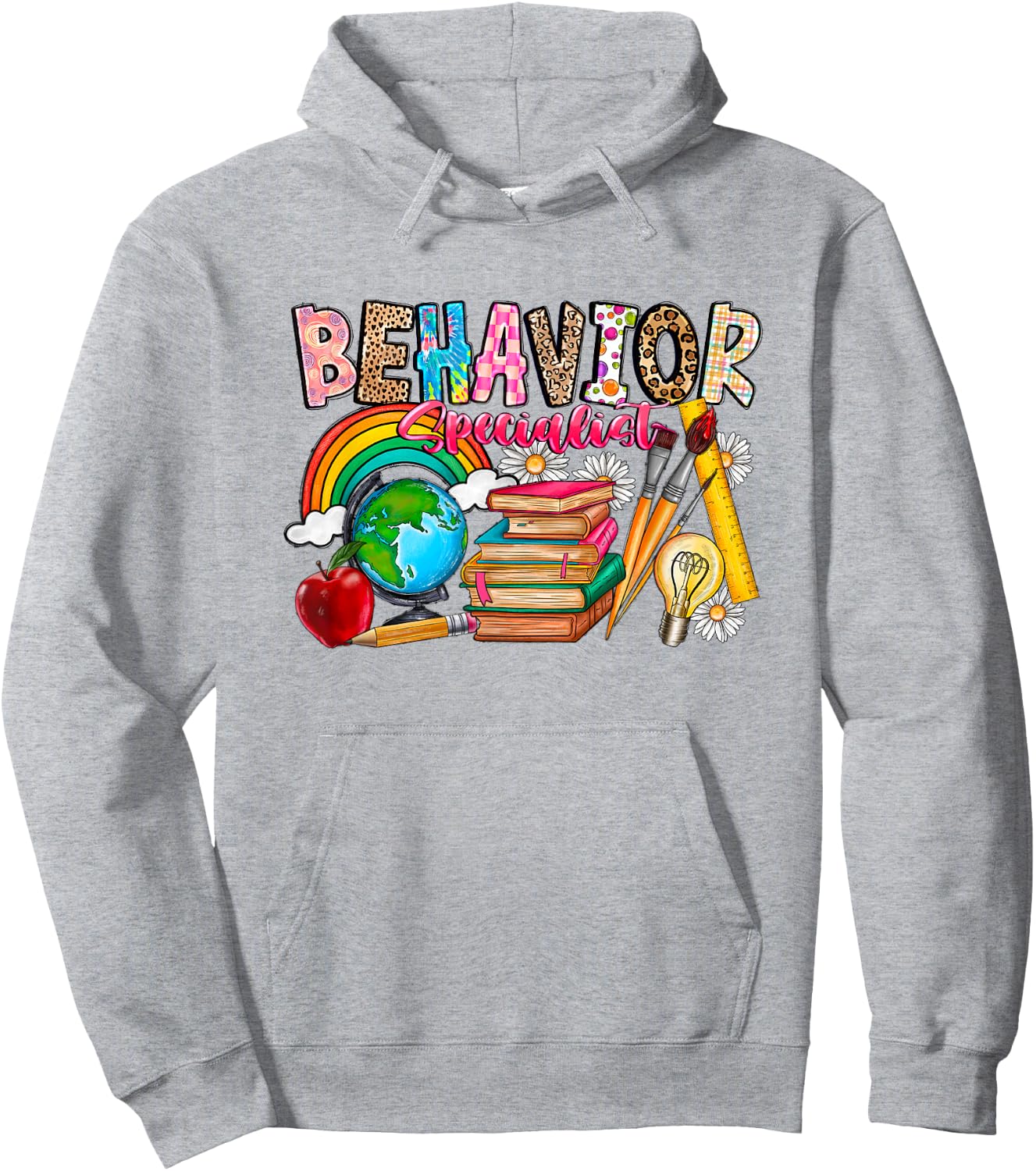 Behavior Specialist 100 Days Of School Back To School Women Hoodie - Hoodie | Ash