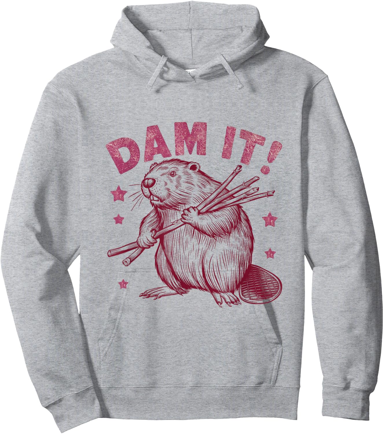 Sarcastic Beaver Hoodie - Hoodie | Ash