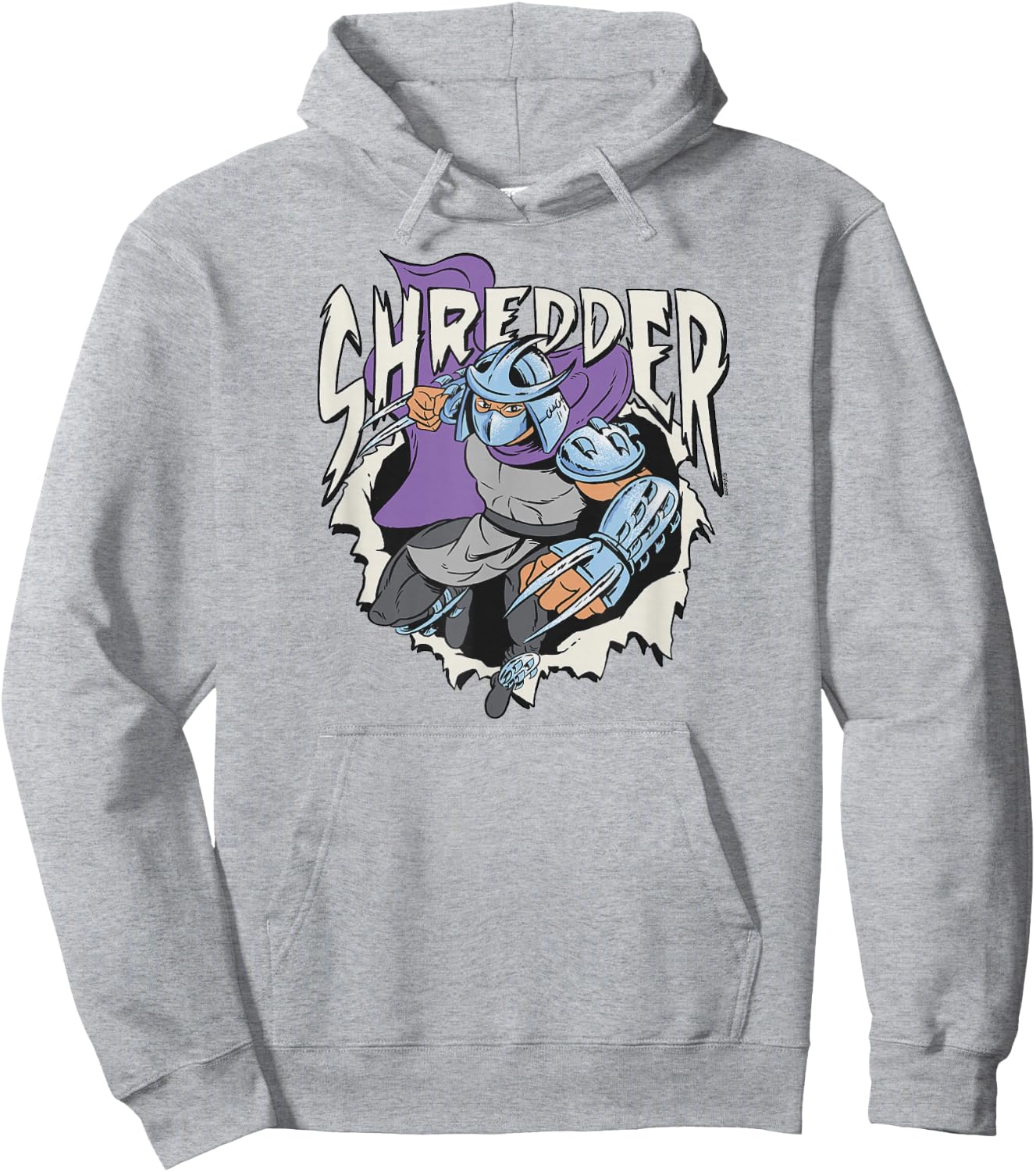 Teenage Mutant Ninja Turtles - Shredder Foot Clan Hoodie - Hoodie | Ash