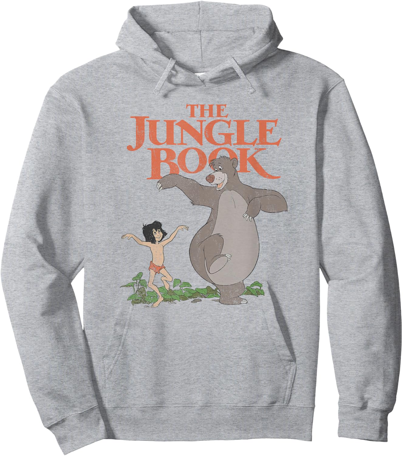 Disney The Jungle Book Mowgli & Baloo Dancing Cover Hoodie - Hoodie | Ash