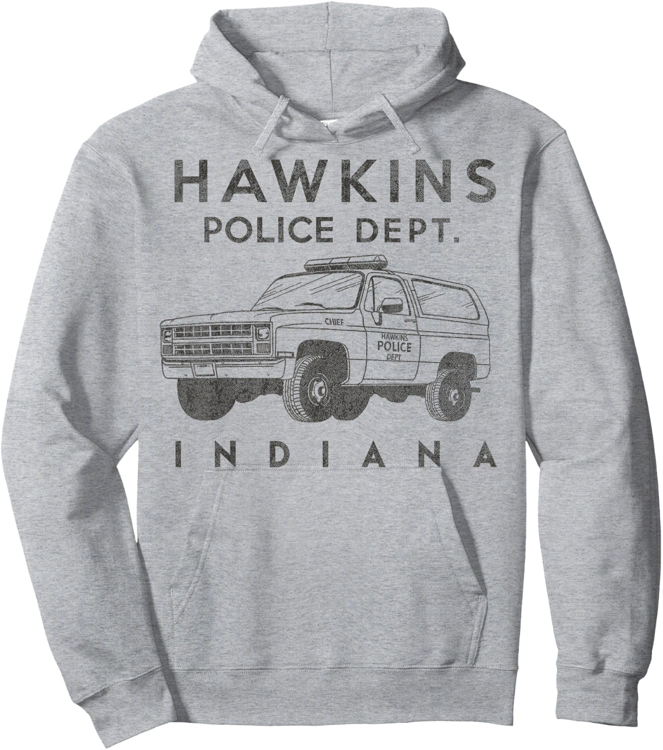 Netflix Stranger Things Hawkins Police Dept. Indiana Hoodie - Hoodie | Ash
