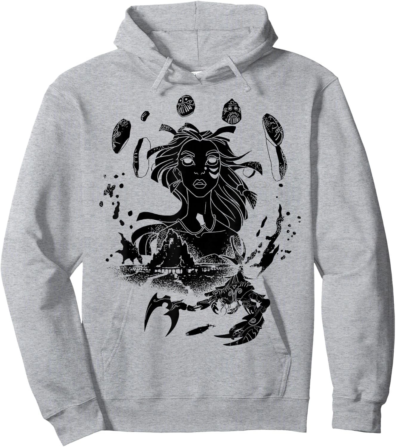 Disney Atlantis: The Lost Empire Kida Heart of Atlantis Small Hoodie - Hoodie | Ash