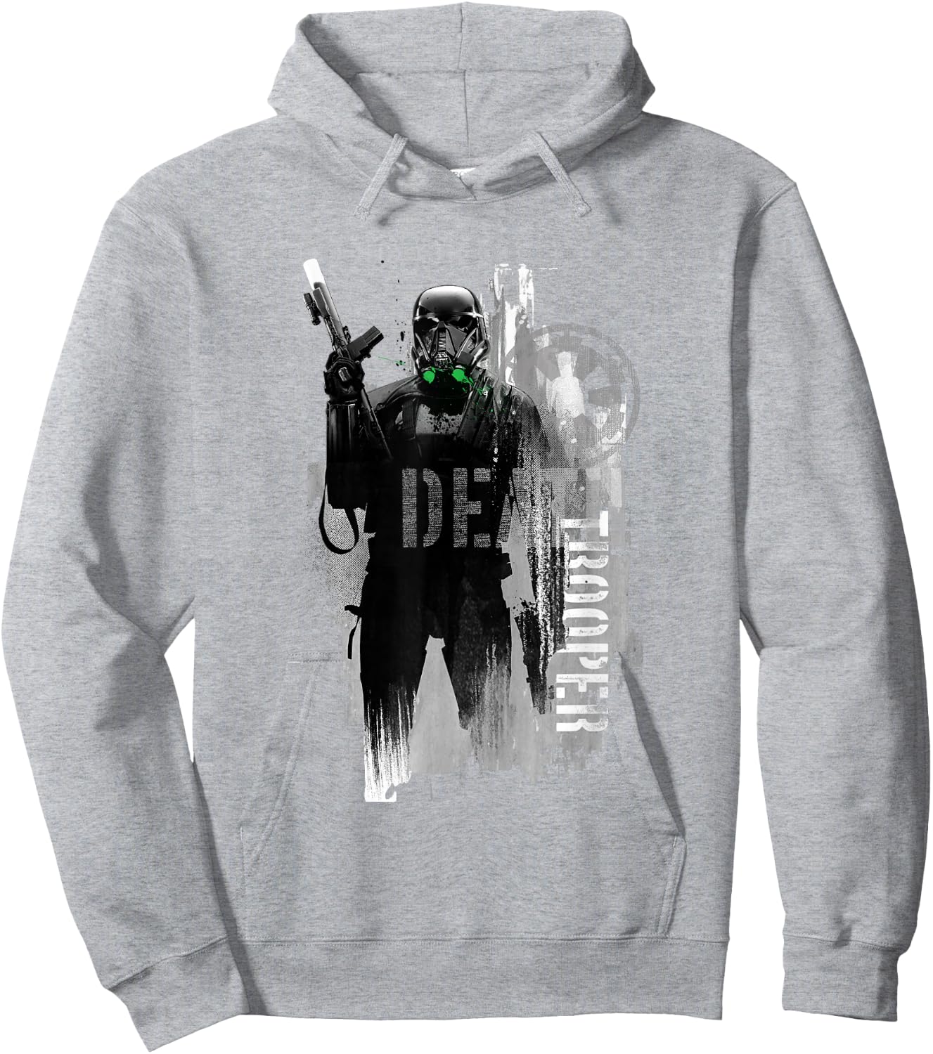 Star Wars Rogue One Iconic Death Trooper Pose Chest Poster Hoodie - Hoodie | Ash