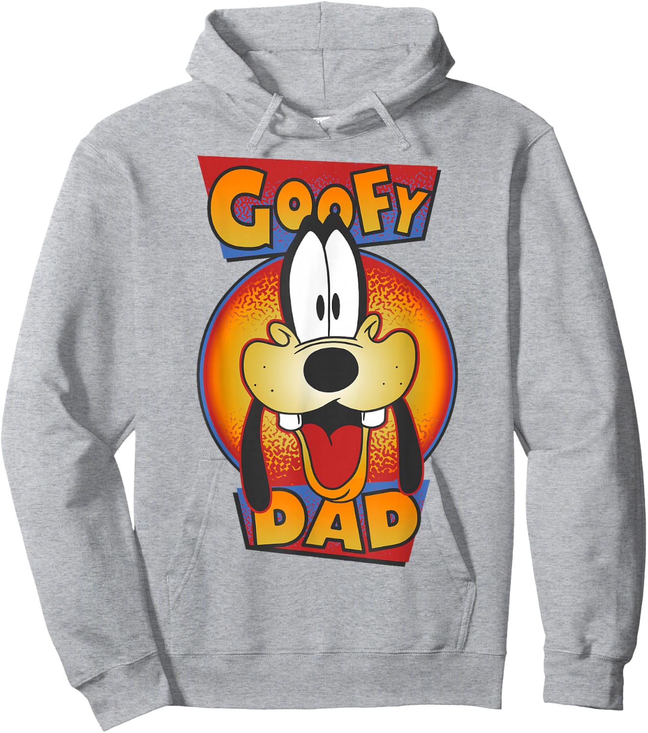 Disney A Goofy Movie Father's Day Goofy Dad Big Face Hoodie - Hoodie | Ash