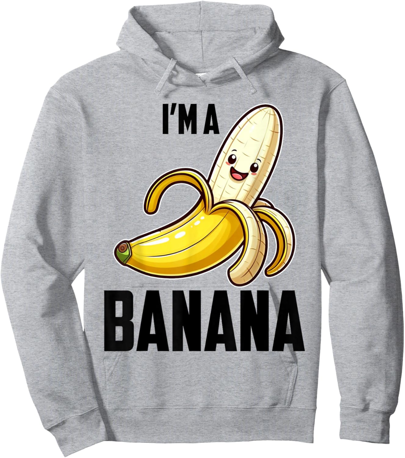 Kids Kawaii Bananas Shirt Men Women Cute Banana Funny Banana Hoodie - Hoodie | Ash