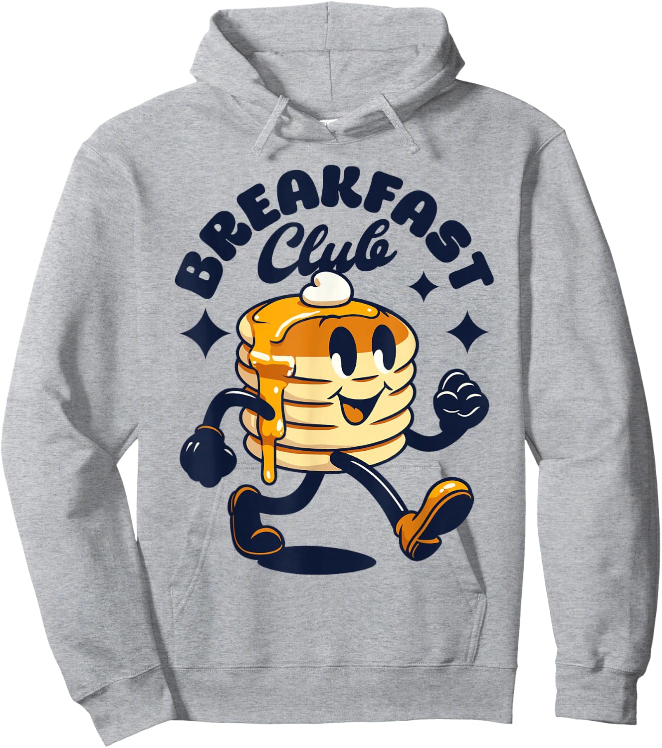 Breakfast club Retro pancakes cute pancake foodie Hoodie - Hoodie | Ash