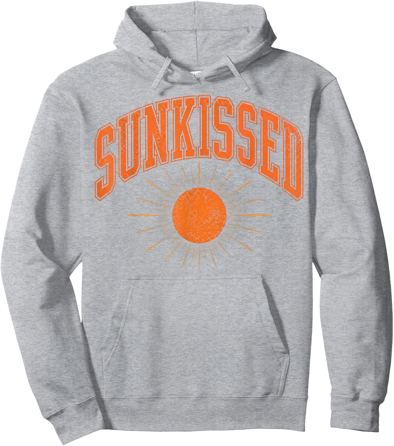 Sunkissed Summer Vibes Beach Lovers Vintage Hoodie - Hoodie | Ash