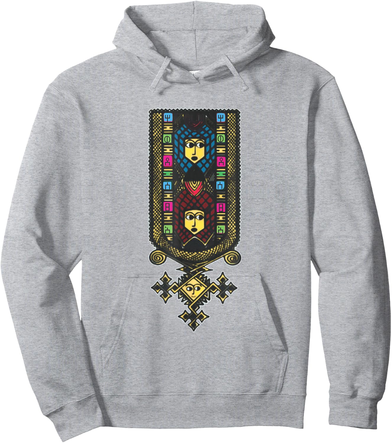 Ethiopian Traditional Eritish Traditional Hoodie - Hoodie | Ash