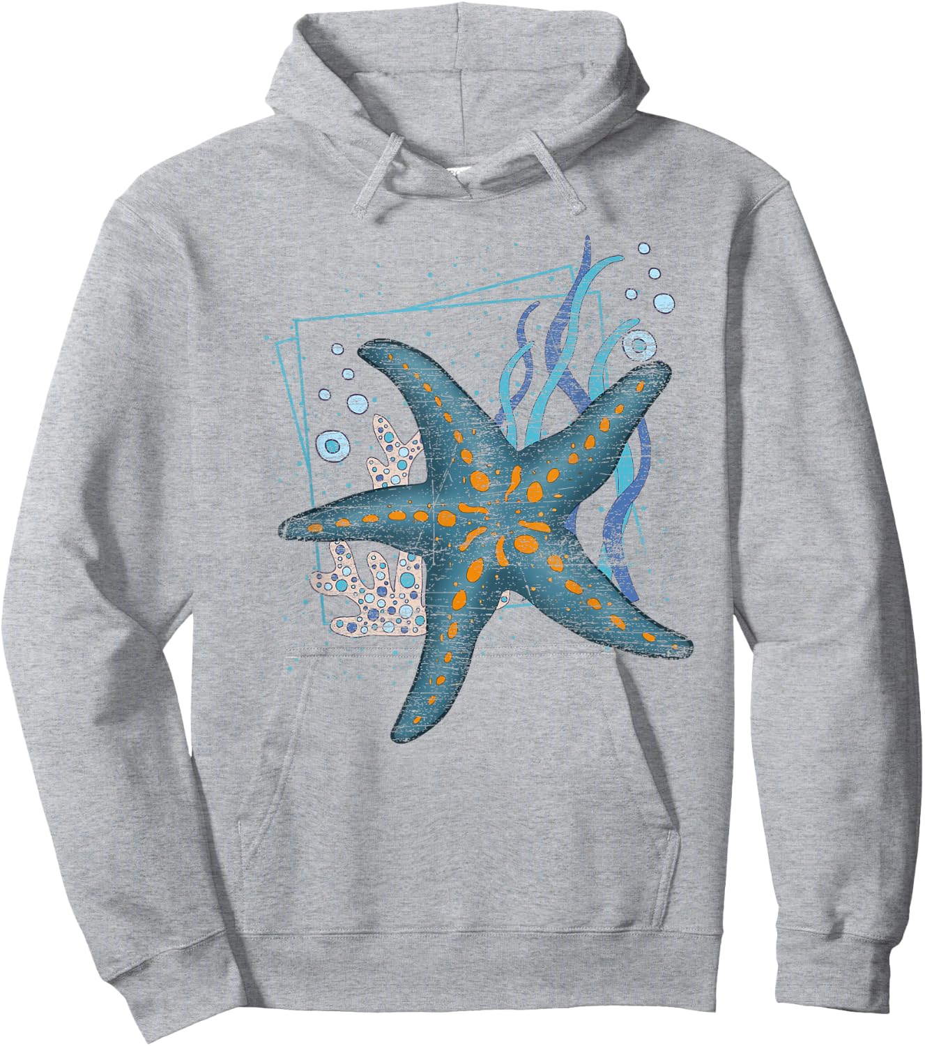 Aquarist Starfish Lover Ocean Animal Starfish Hoodie - Hoodie | Ash