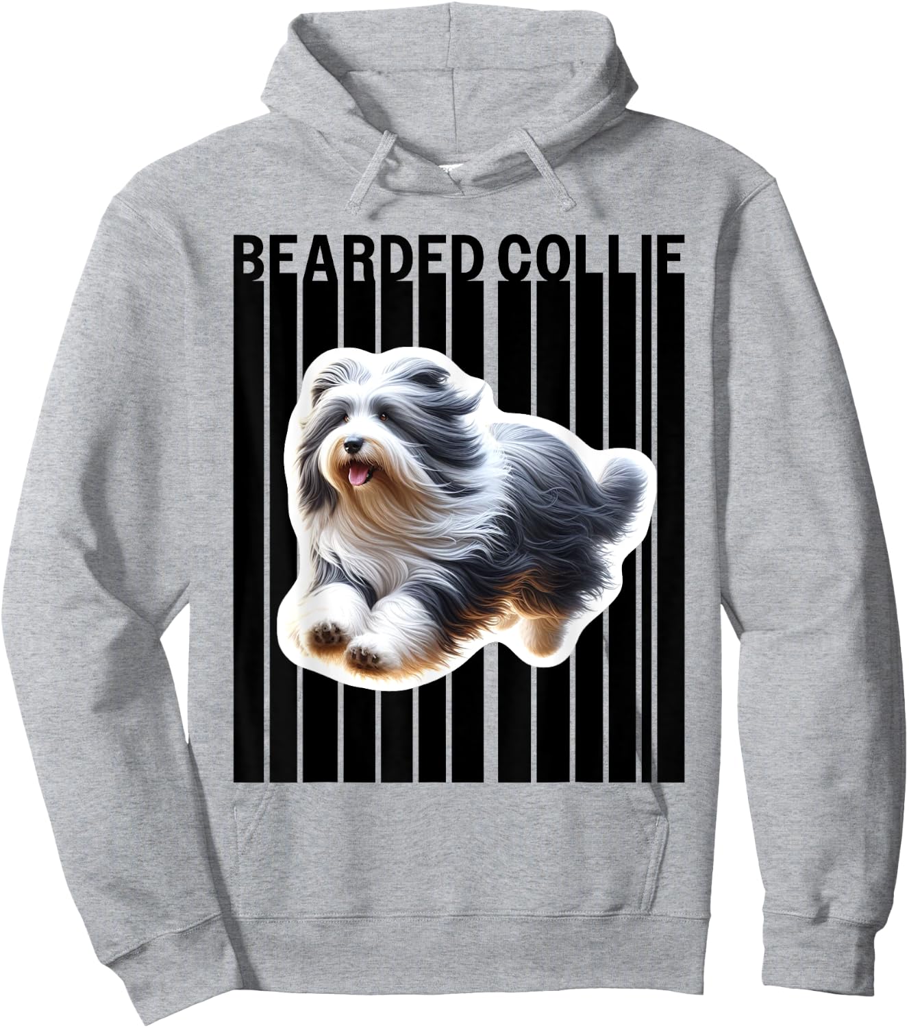 Bearded Collie dog lovers Hoodie - Hoodie | Ash