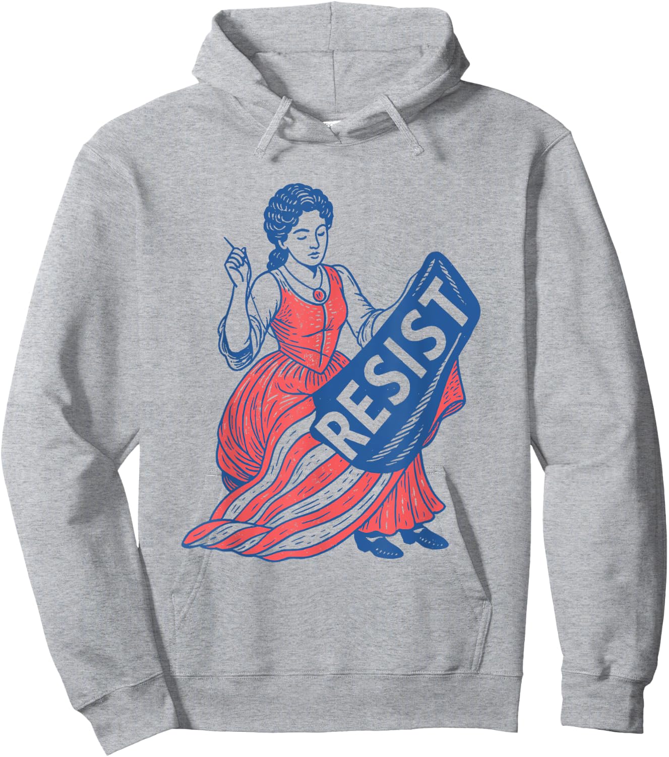Feminist 4th Of July Hoodie - Hoodie | Ash