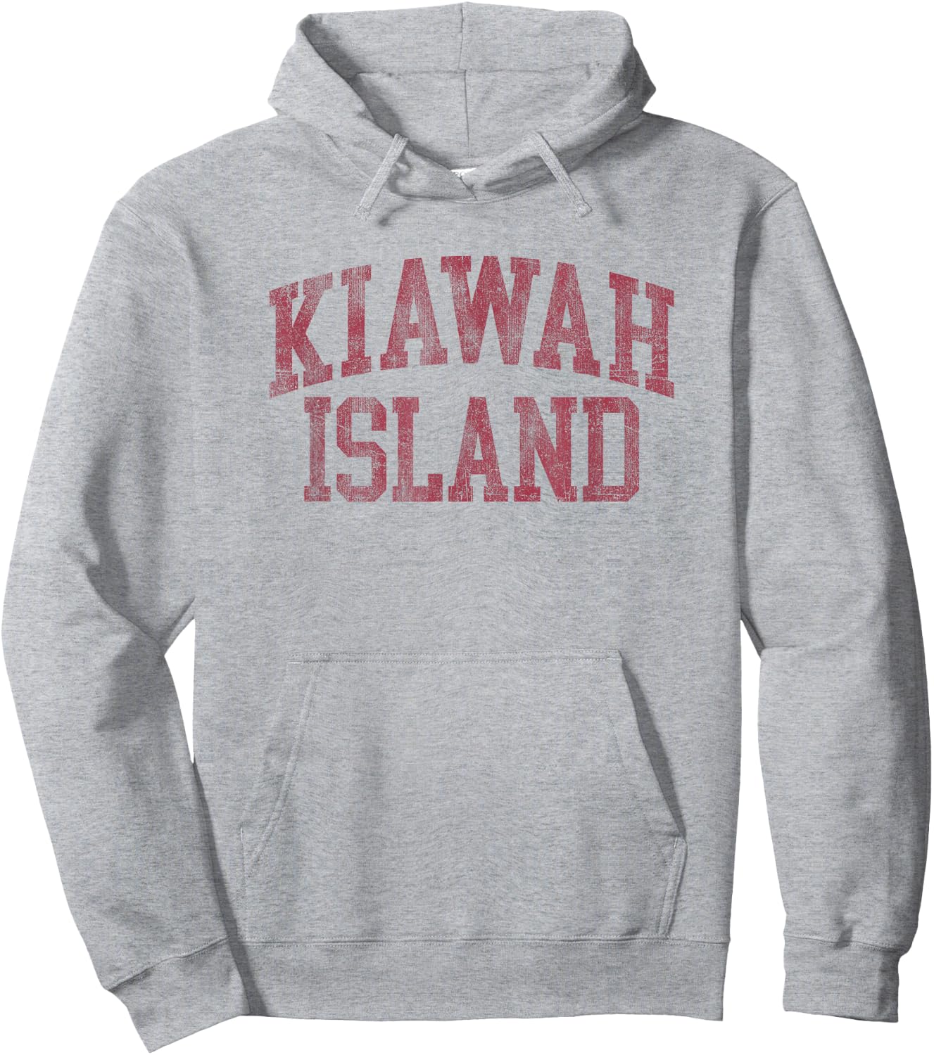 Kiawah Island South Carolina Souvenir Retro Preppy Throwback Hoodie - Hoodie | Ash