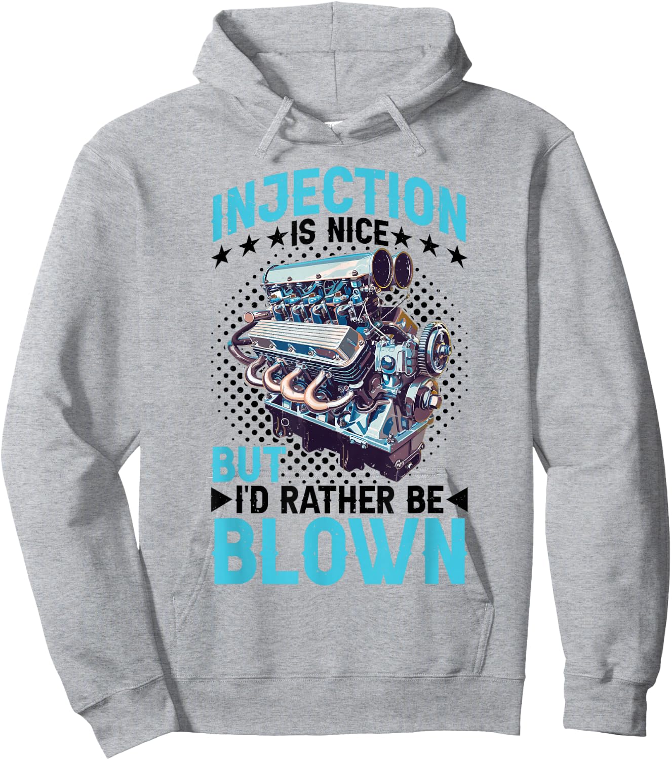 Injection Is Nice But I'd Rather Be Blown Hoodie - Hoodie | Ash