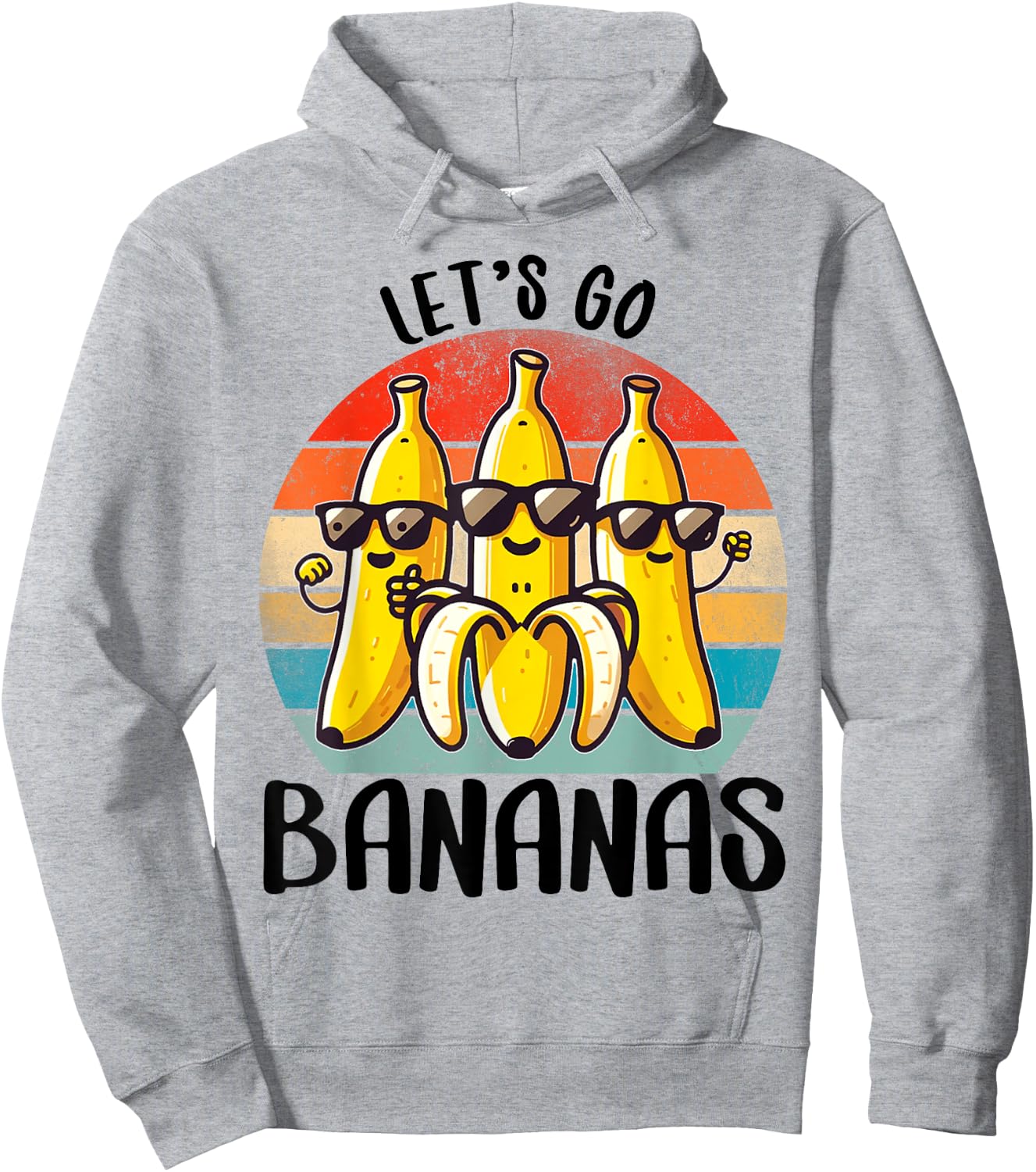 Funny Bananas Shirt Cute Banana Gifts Funny Lets go Bananas Hoodie - Hoodie | Ash
