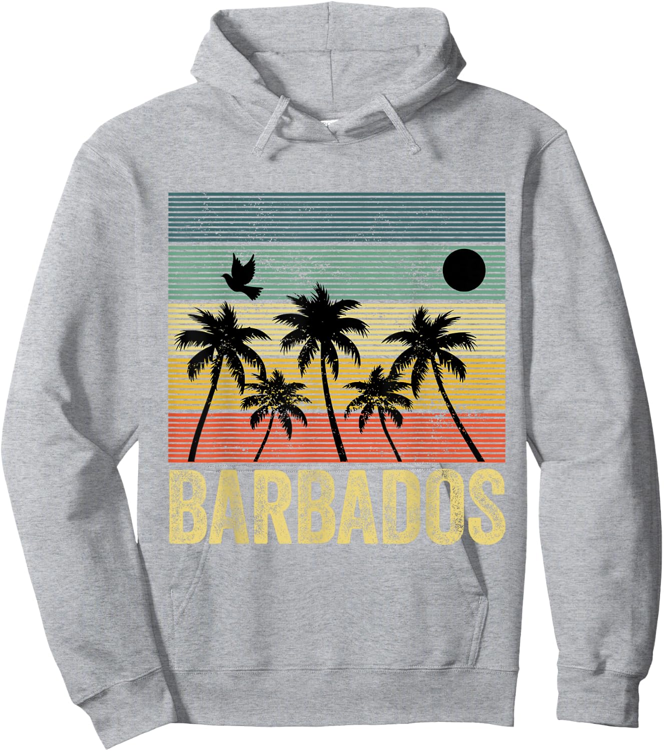The Barbados Souvenir Barbadians Bajan Travel Men Women Boy Hoodie - Hoodie | Ash