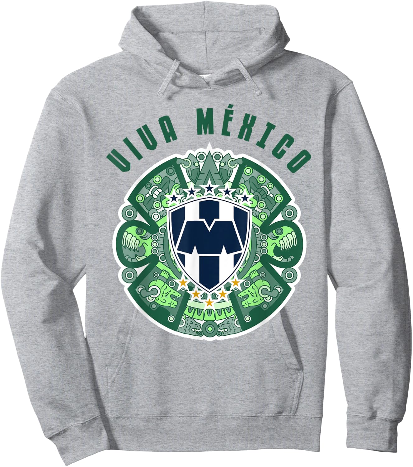 Rayados de Monterrey supports the Mexican team Let's go tri! Hoodie - Hoodie | Ash
