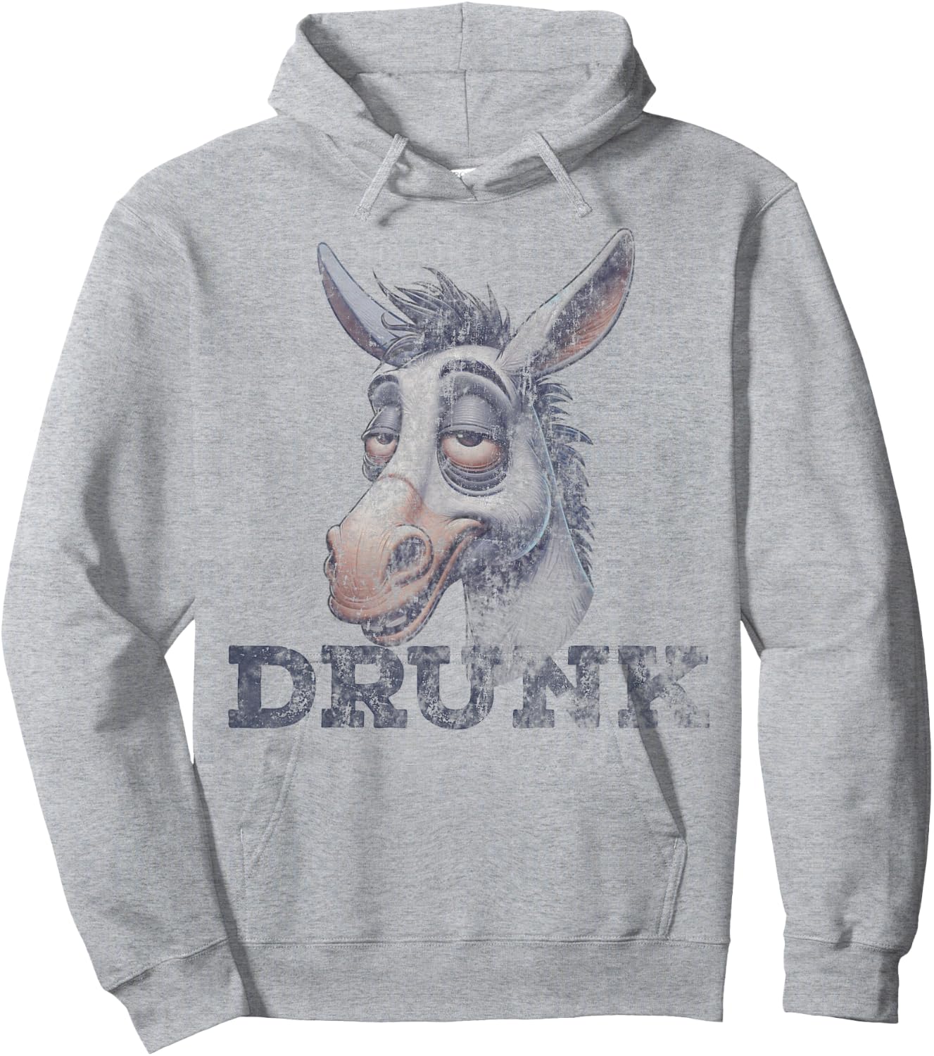 Drunk Ass - Funny Drinking Hoodie - Hoodie | Ash