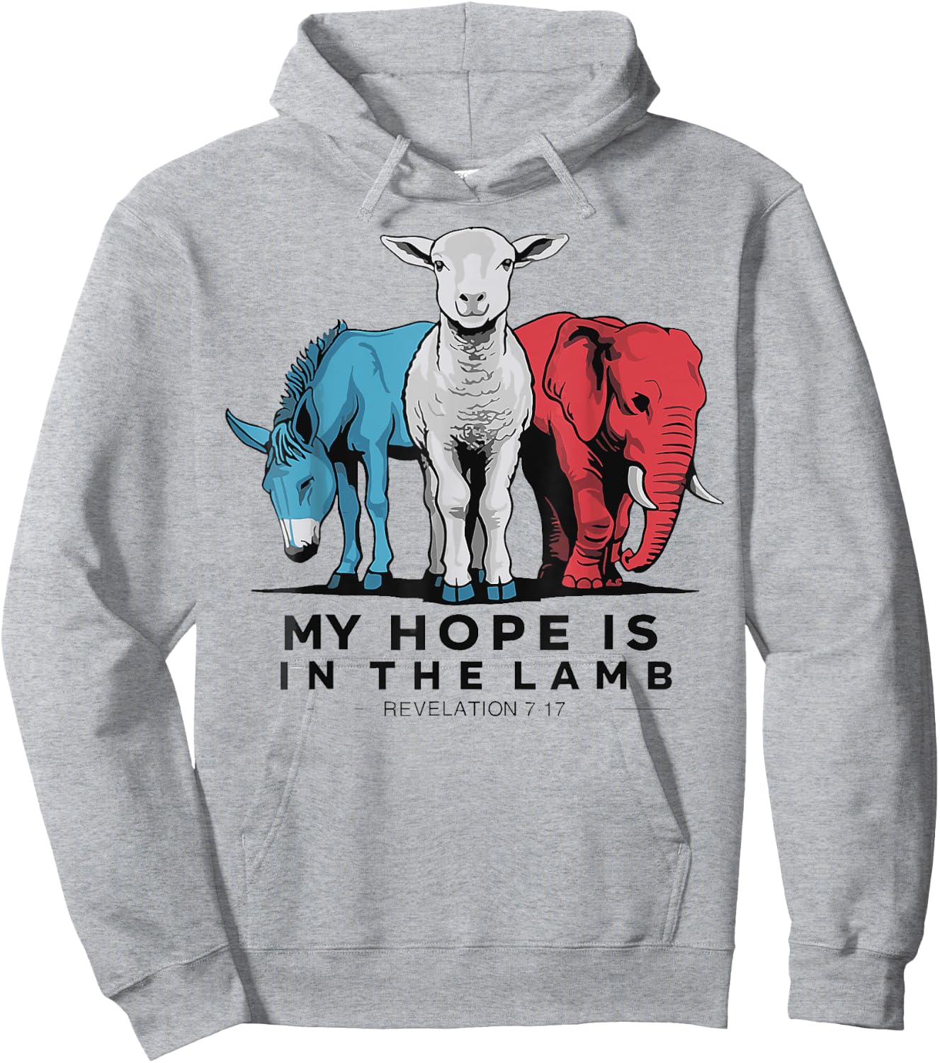 My Hope Is In The Lamb Hoodie - Hoodie | Ash
