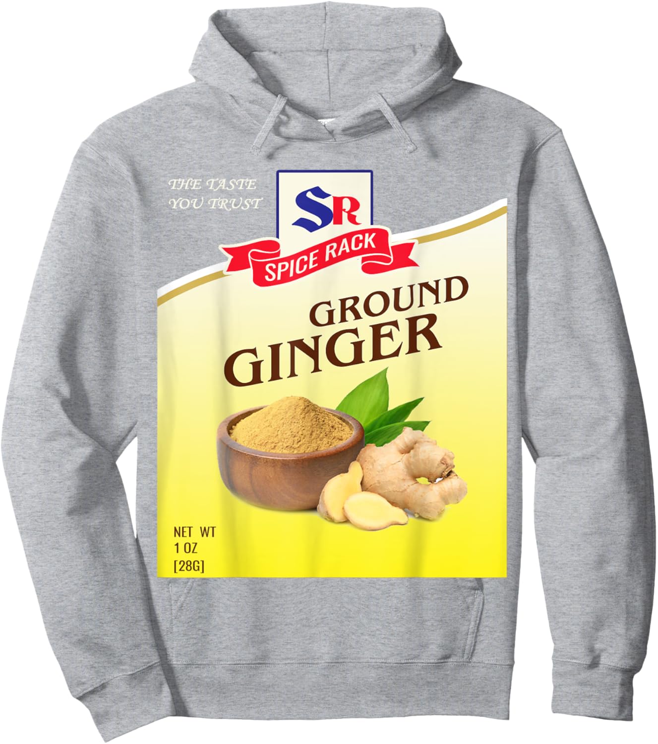 Ground Ginger Halloween Costume Unique Fun Foodie Hoodie - Hoodie | Ash