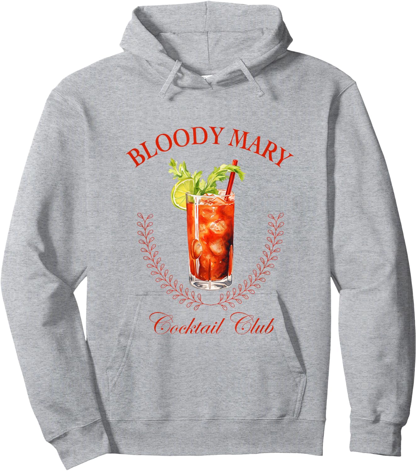 Bloody Mary Cocktail Club Hoodie - Hoodie | Ash