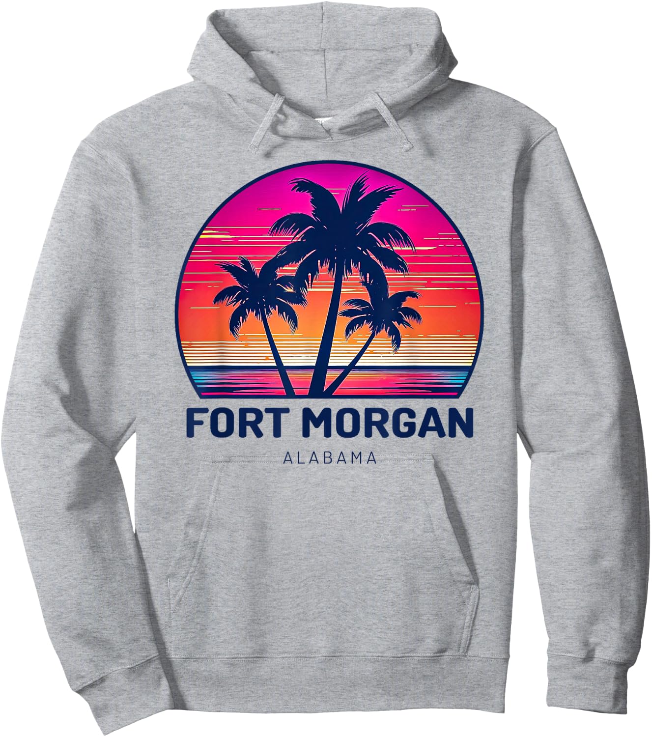 Fort Morgan Alabama Hoodie - Hoodie | Ash