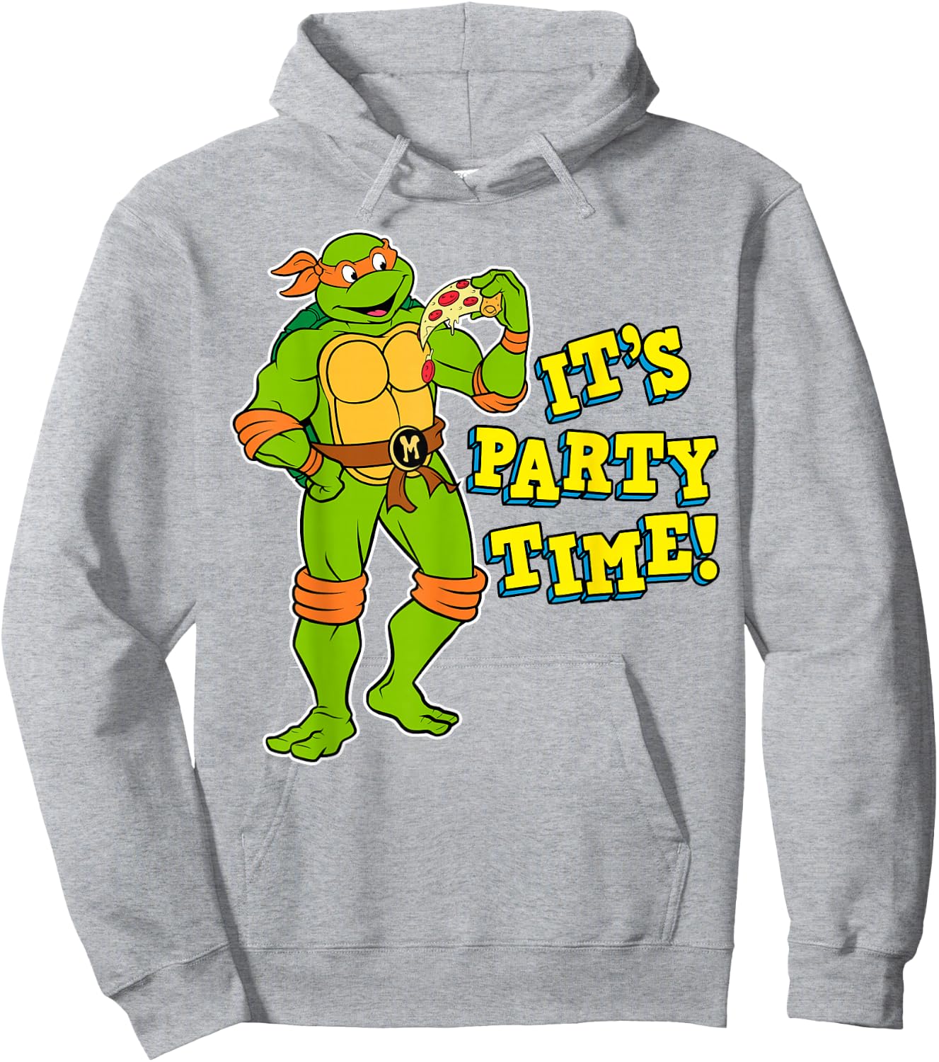 Teenage Mutant Ninja Turtles Leonardo Party Time Hoodie - Hoodie | Ash