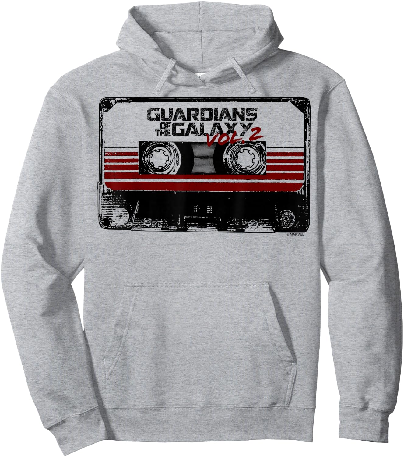 Marvel Guardians of The Galaxy Vol 2 Awesome Mix Tape Logo Hoodie - Hoodie | Ash