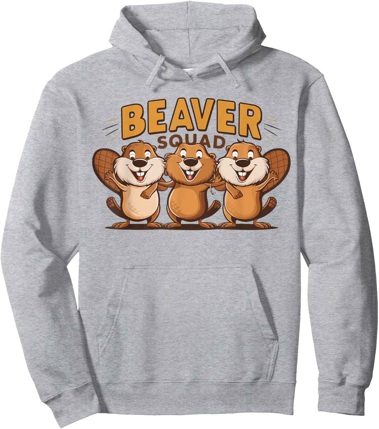 Beaver Squad Kids Hoodie - Hoodie | Ash
