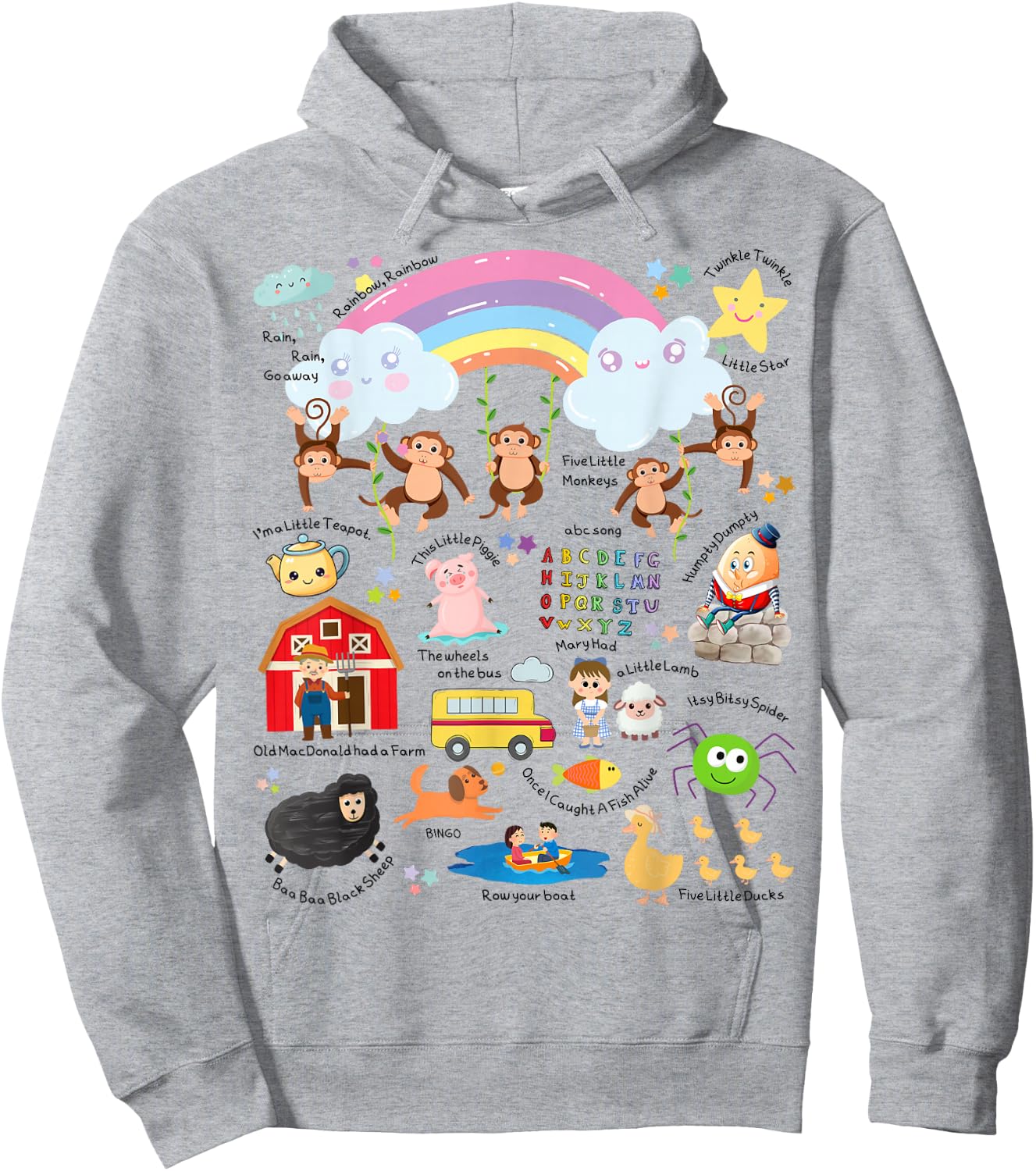 Storytime Story Telling Nursery Rhymes Children's Librarian Hoodie - Hoodie | Ash