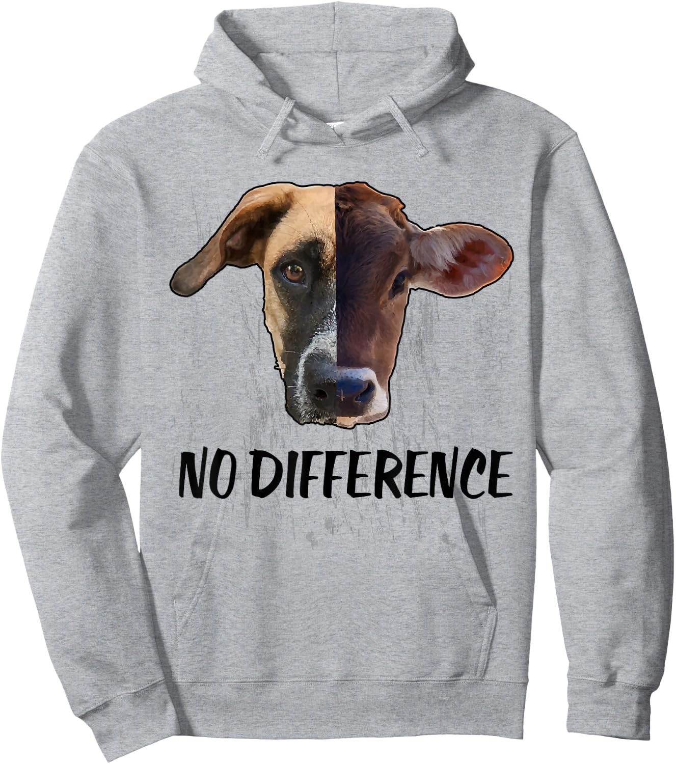 No Difference Shirt Vegan Apparel Women Difference Vegan Hoodie - Hoodie | Ash