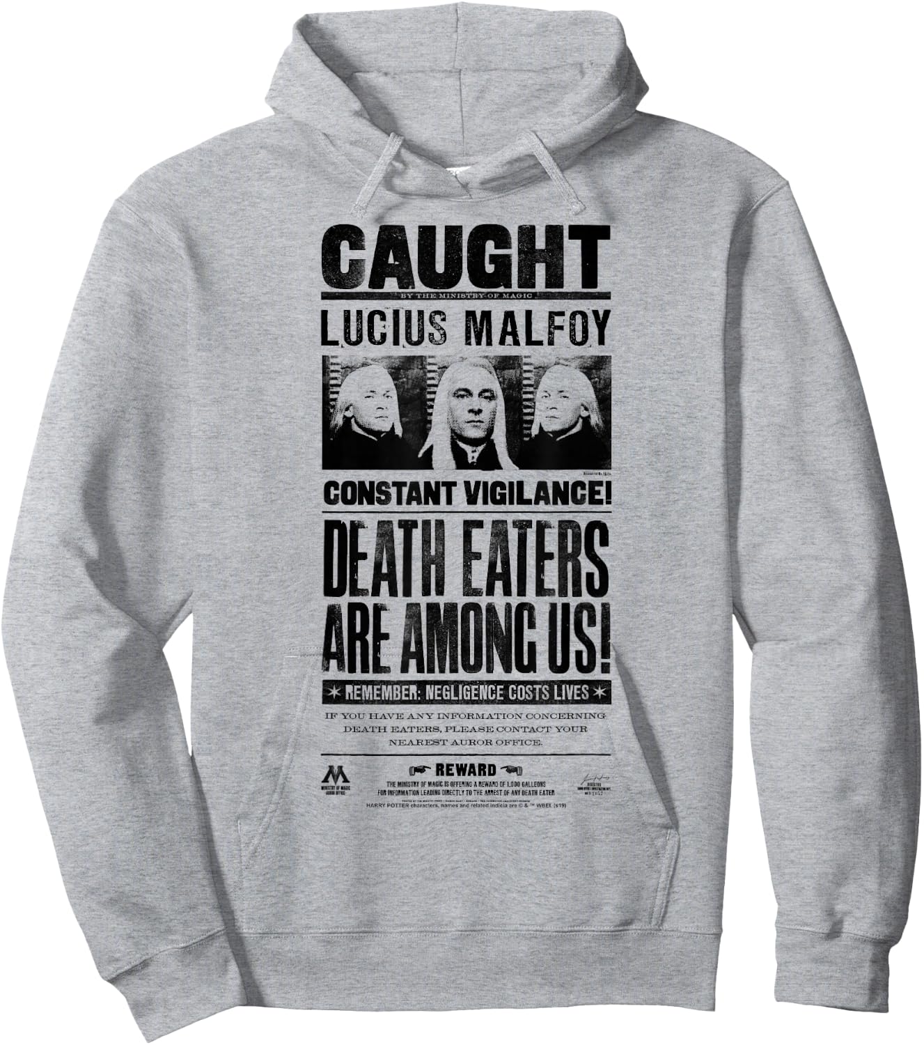 Harry Potter Lucius Malfoy Caught Poster Hoodie - Hoodie | Ash