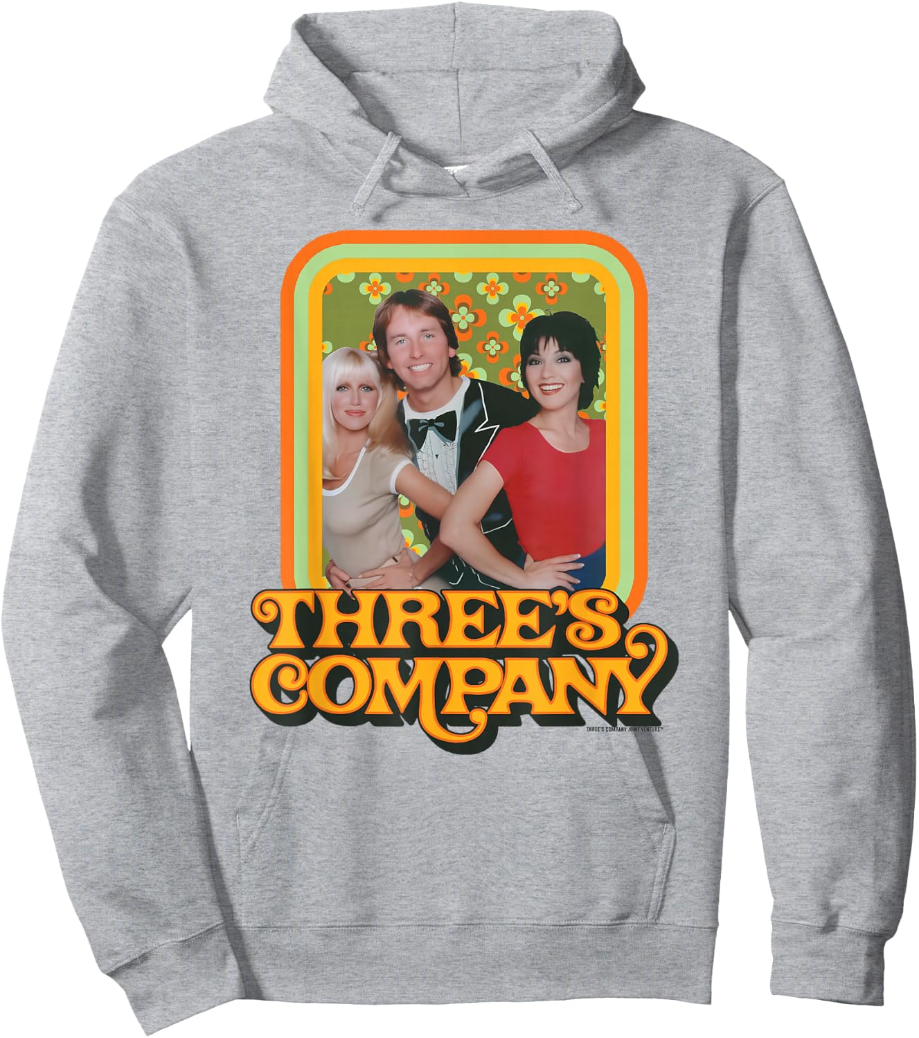 Three's Company Roomies Vintage Eighties Classic Hoodie - Hoodie | Ash