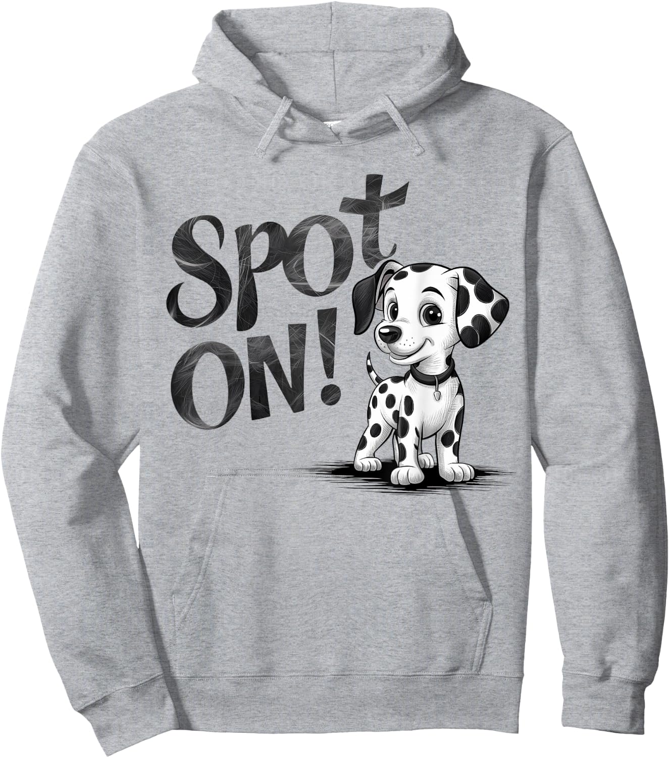 Funny Spot On Dalmatian Dog Pet Owner Gift Men Women Kids Hoodie - Hoodie | Ash