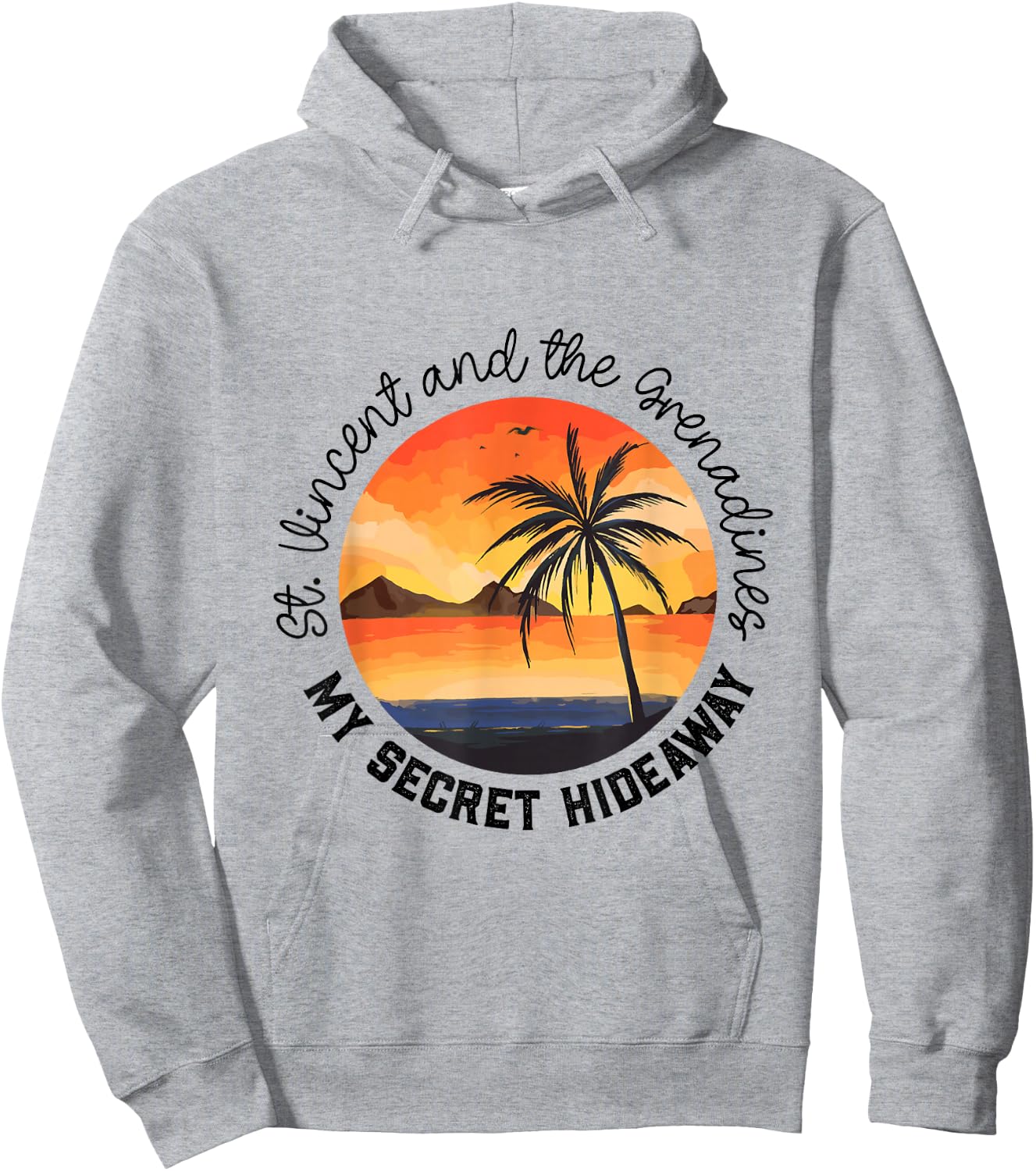 Secret Place St Vincent and the Grenadines Hoodie - Hoodie | Ash