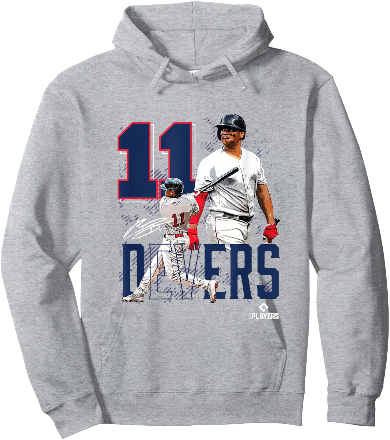 Rafael Devers | Boston Baseball Players | MLBRDS3003 Hoodie - Hoodie | Ash