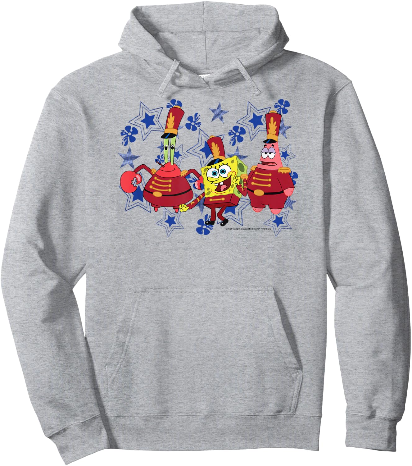 SpongeBob SquarePants - Patrick and Mr. Krabs Sweet Victory Hoodie - Hoodie | Ash
