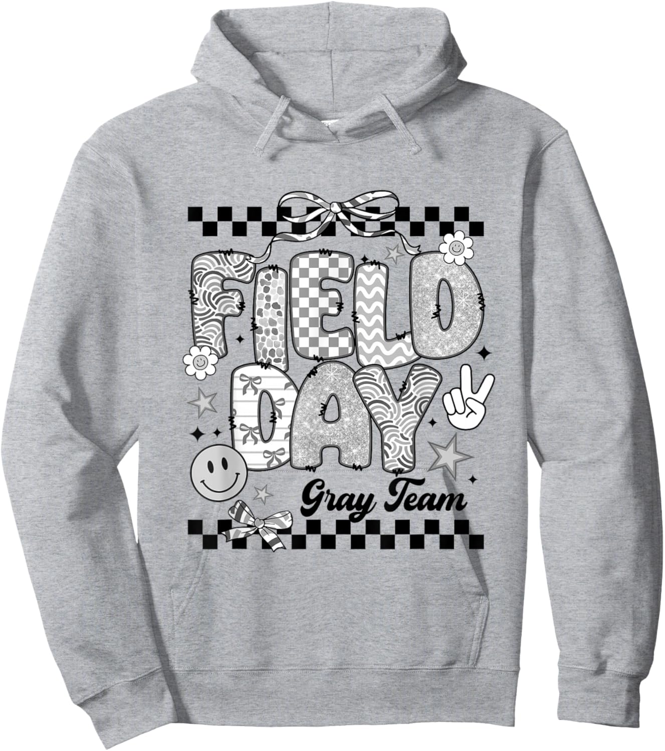 Gray Team Field Day 2026 Let The Games Begin Teacher Kids Hoodie - Hoodie | Ash
