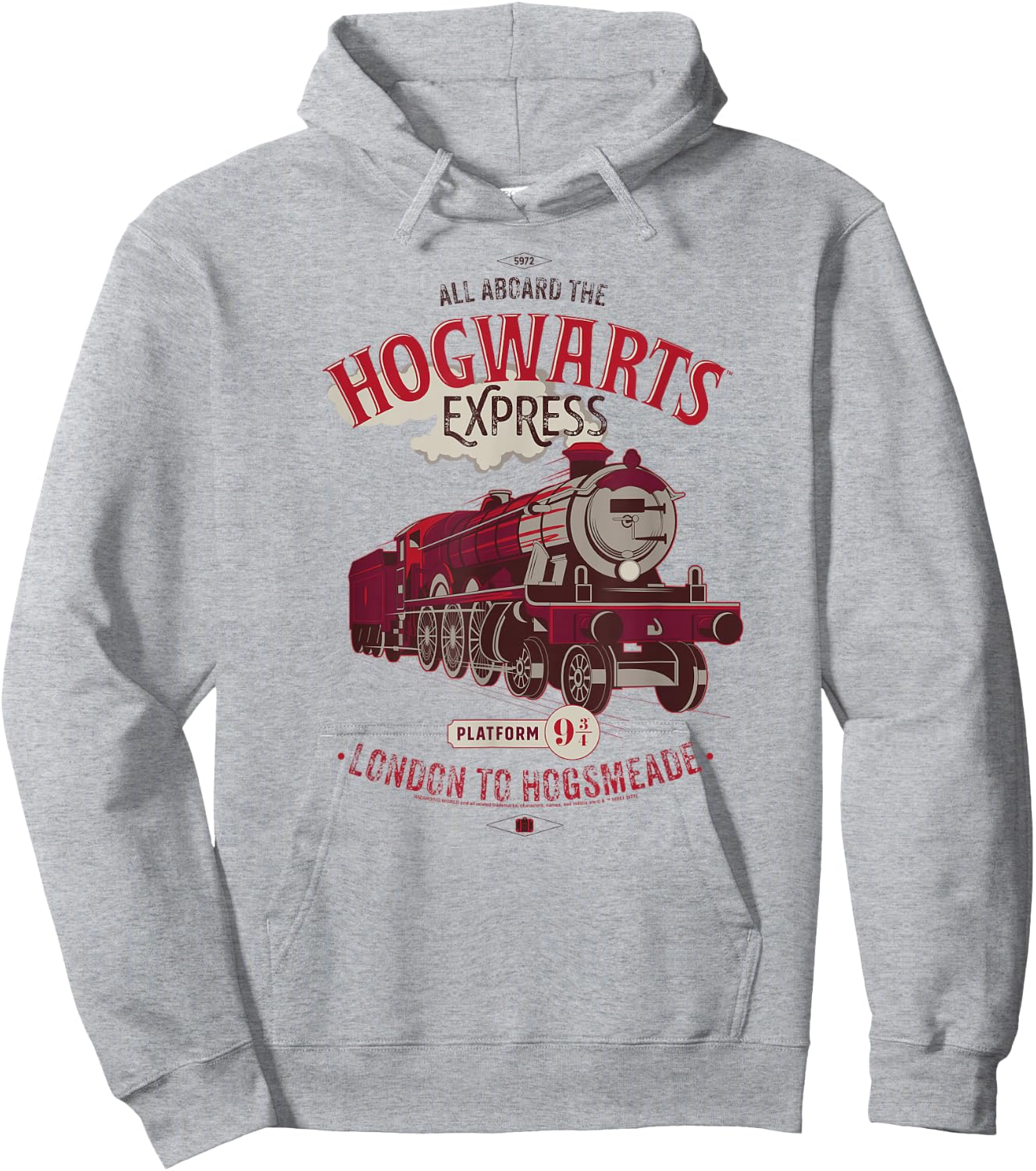 Harry Potter Hogwarts Express London to Hogsmeade Hoodie - Hoodie | Ash