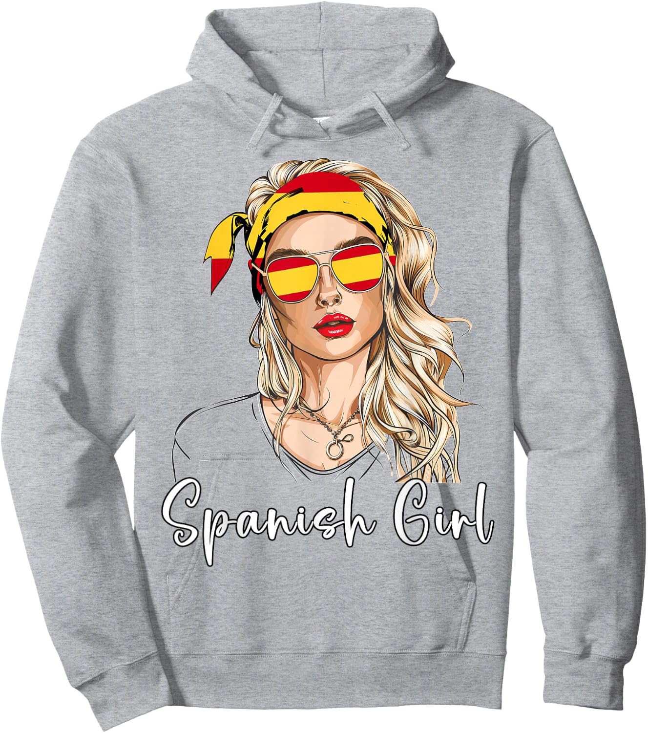Spanish Flag Outfit for Woman Products Girl Spain Hoodie - Hoodie | Ash