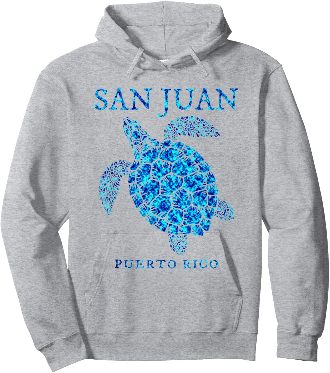 San Juan Puerto Rico Souvenir Sea Turtle Boys Girls Toddler Hoodie - Hoodie | Ash