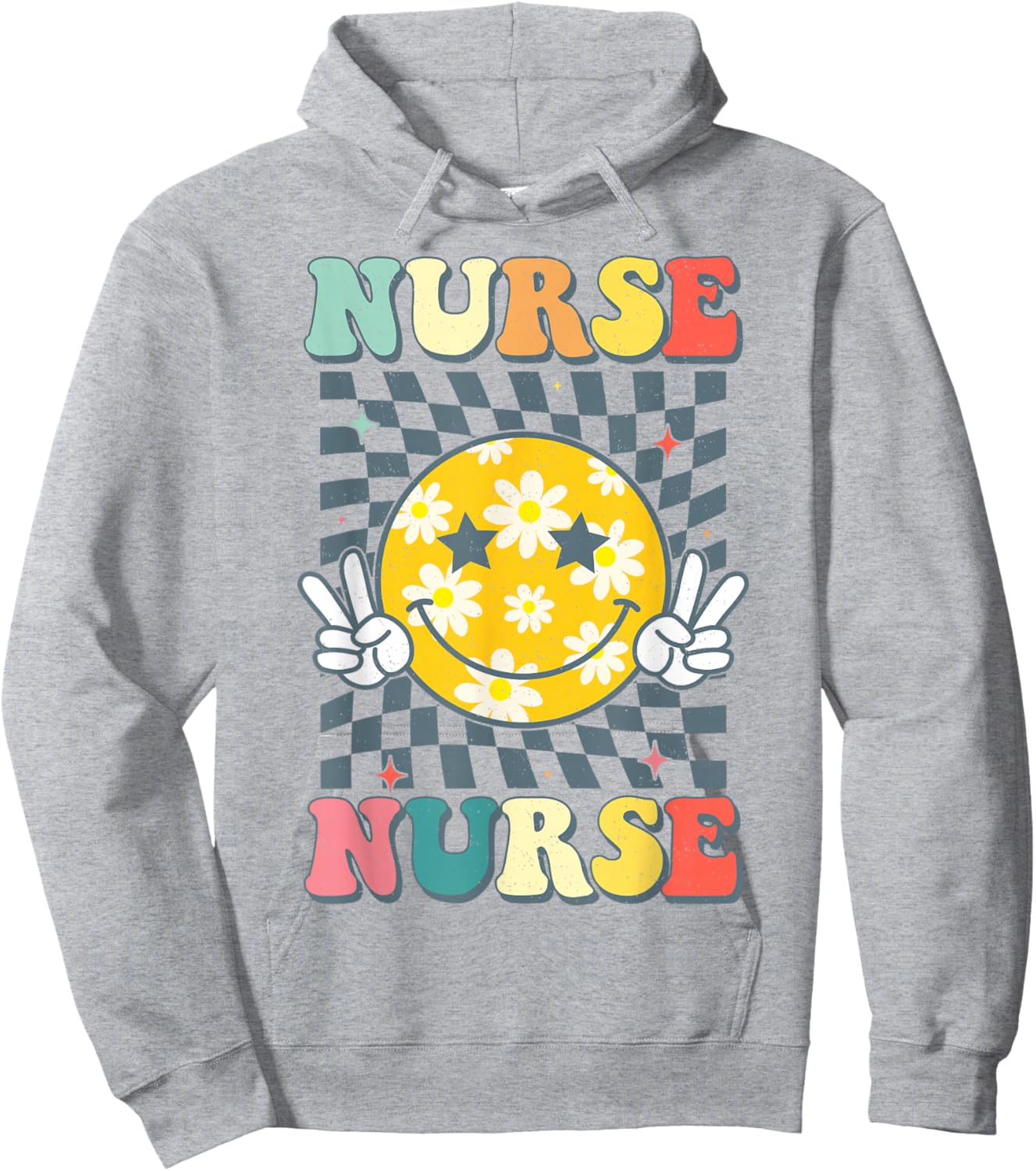 Groovy Nurse Shirt Women Future Nurse Appreciation Nursing Hoodie - Hoodie | Ash