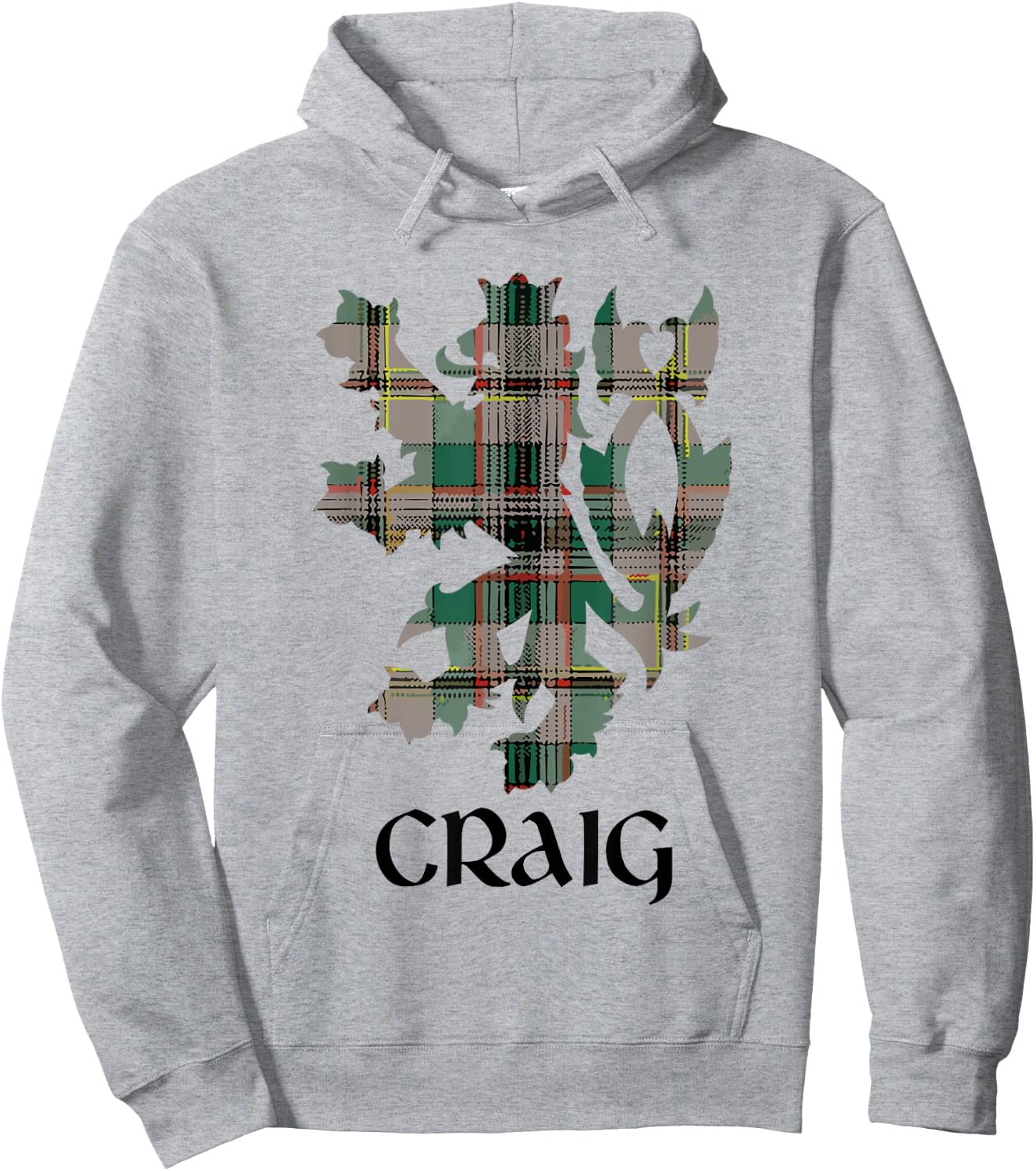 Clan Craig Tartan Scottish Family Name Scotland Pride Hoodie - Hoodie | Ash
