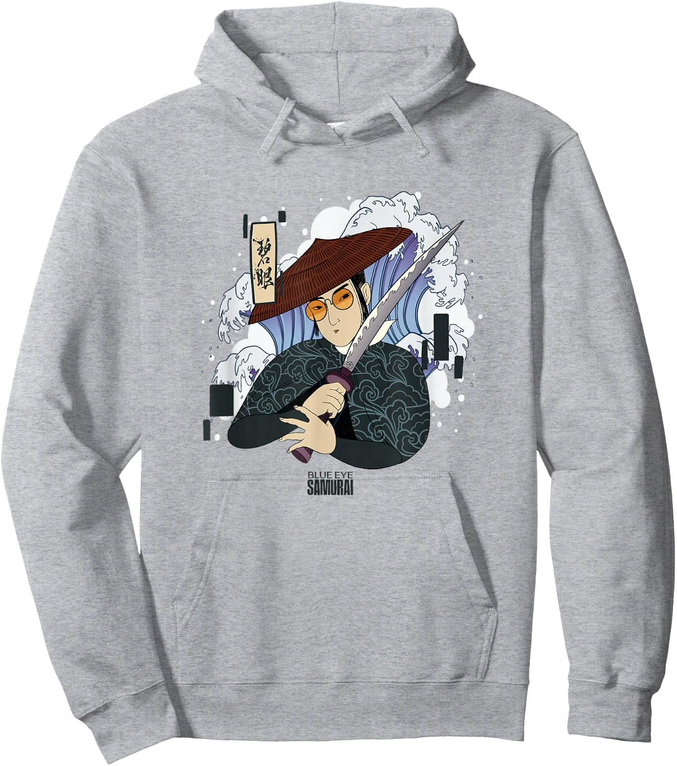 Netflix Blue Eye Samurai Mizu Ancient Japanese Art Style Hoodie - Hoodie | Ash