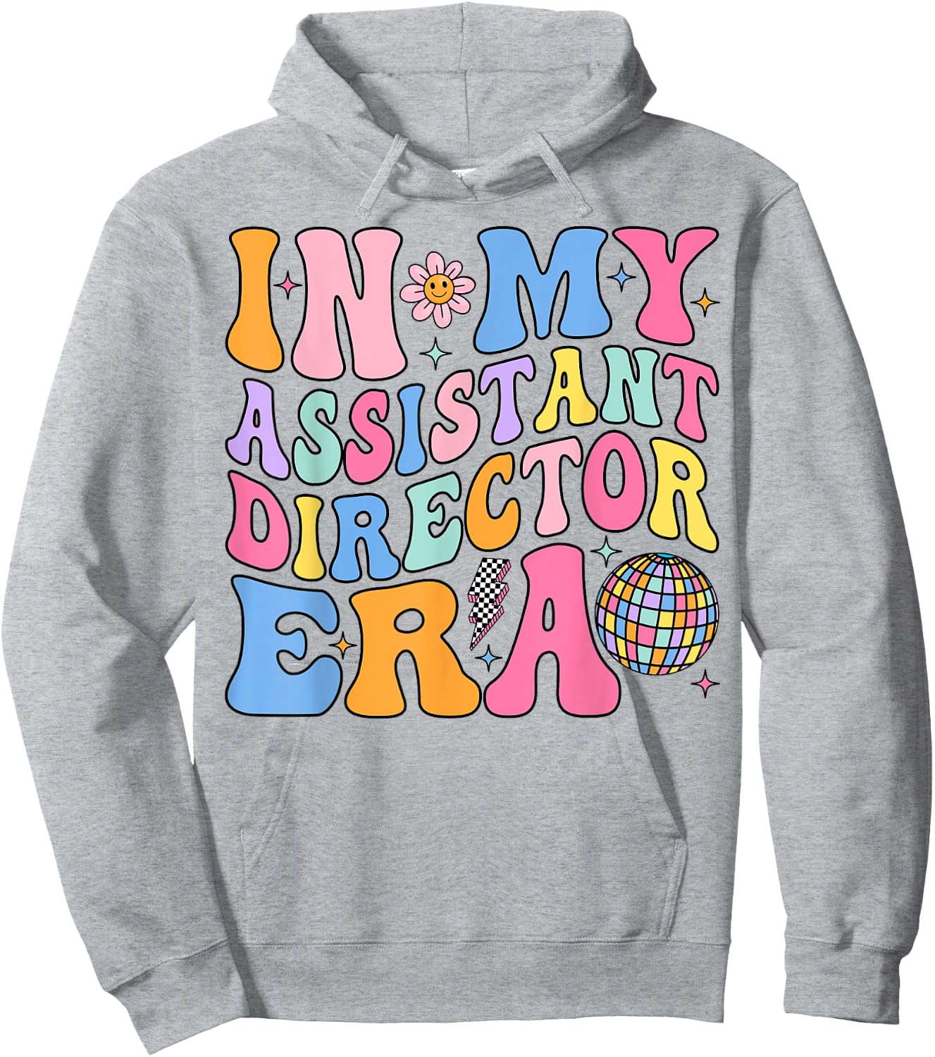 Groovy In My Assistant Director Era Hoodie - Hoodie | Ash